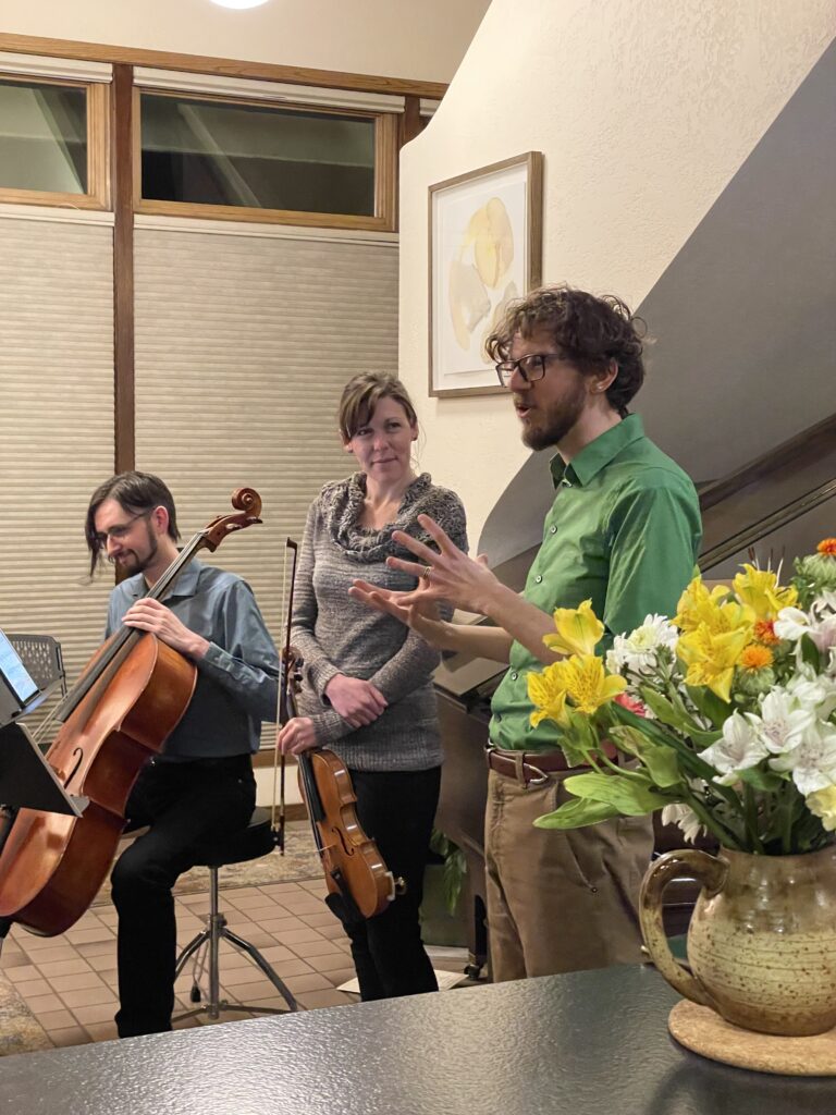 Performers with instruments